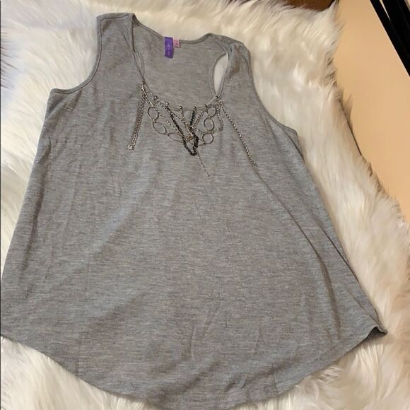 Emma & Sam Gray Racerback Tank Size Small - Picture 8 of 8
